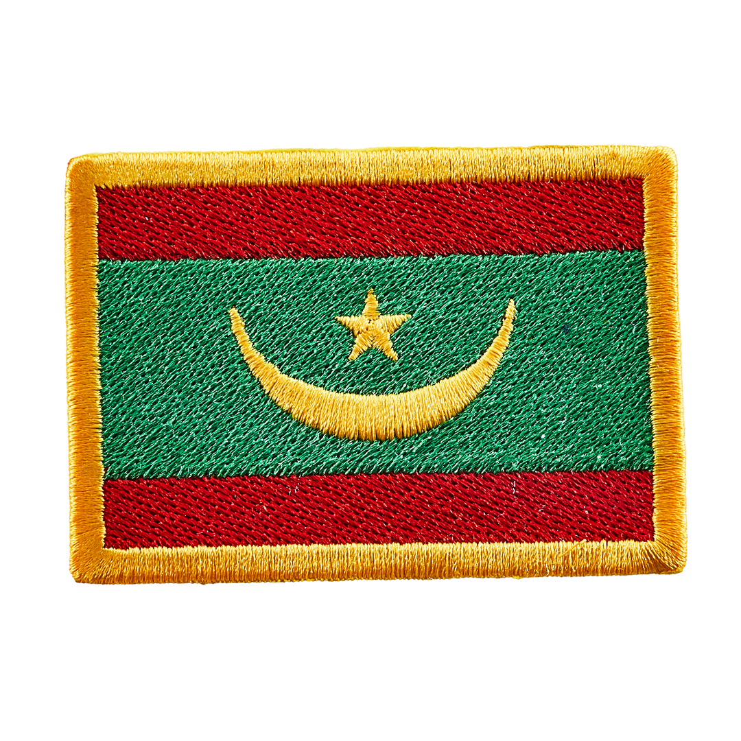 Écusson brodé — Drapeau de la Mauritanie