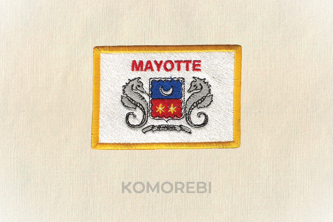 Écusson brodé — Drapeau de Mayotte