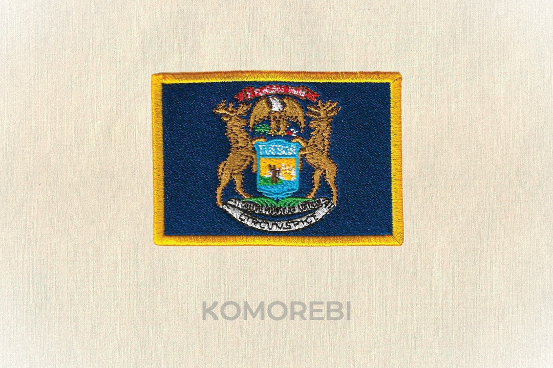 Écusson brodé — Drapeau du Michigan