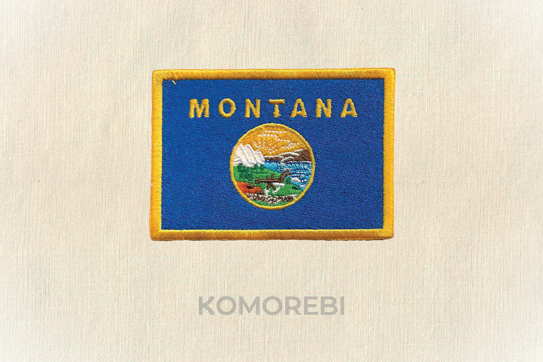 Écusson brodé — Drapeau du Montana