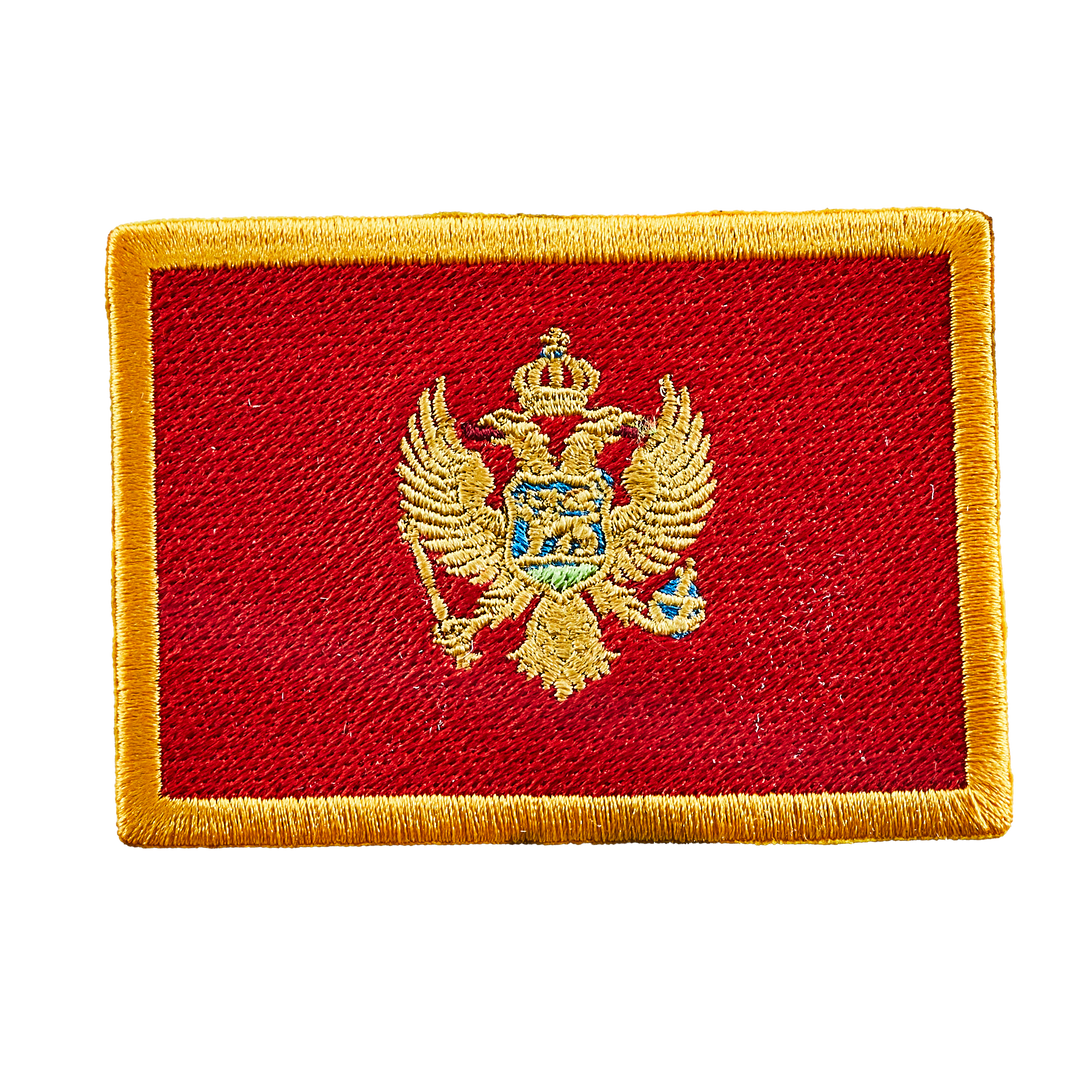 Écusson brodé — Drapeau du Monténégro