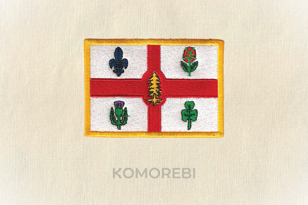 Écusson brodé — Drapeau de Montréal