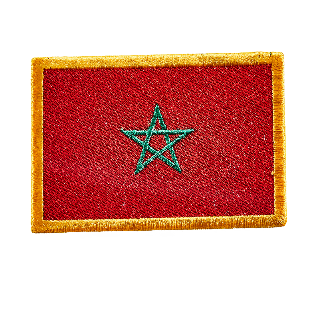 Écusson brodé — Drapeau du Maroc