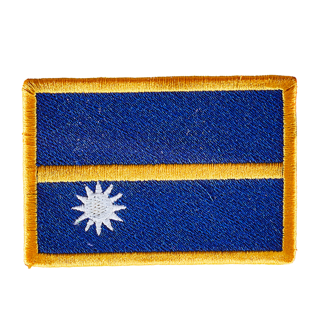 Écusson brodé — Nauru