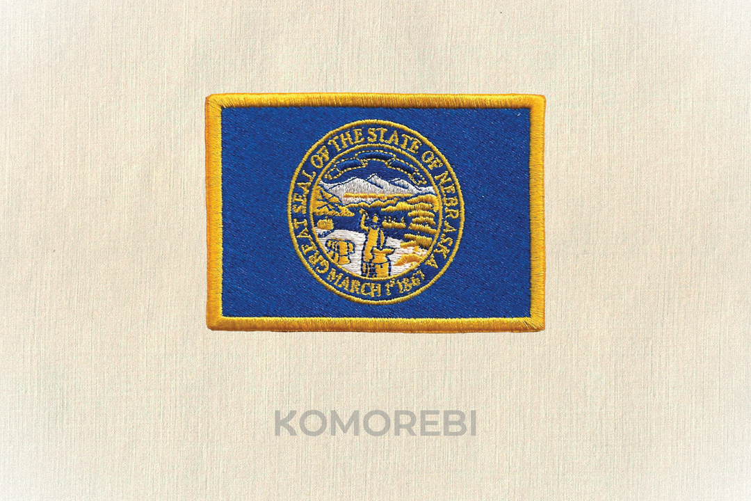 Écusson brodé — Drapeau du Nebraska