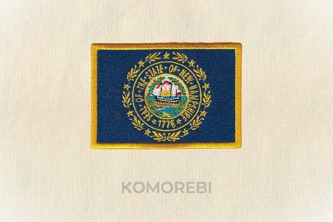 Écusson brodé — Drapeau du New Hampshire