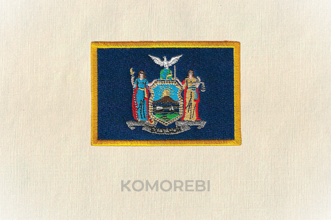 Écusson brodé — Drapeau de l'État de New York