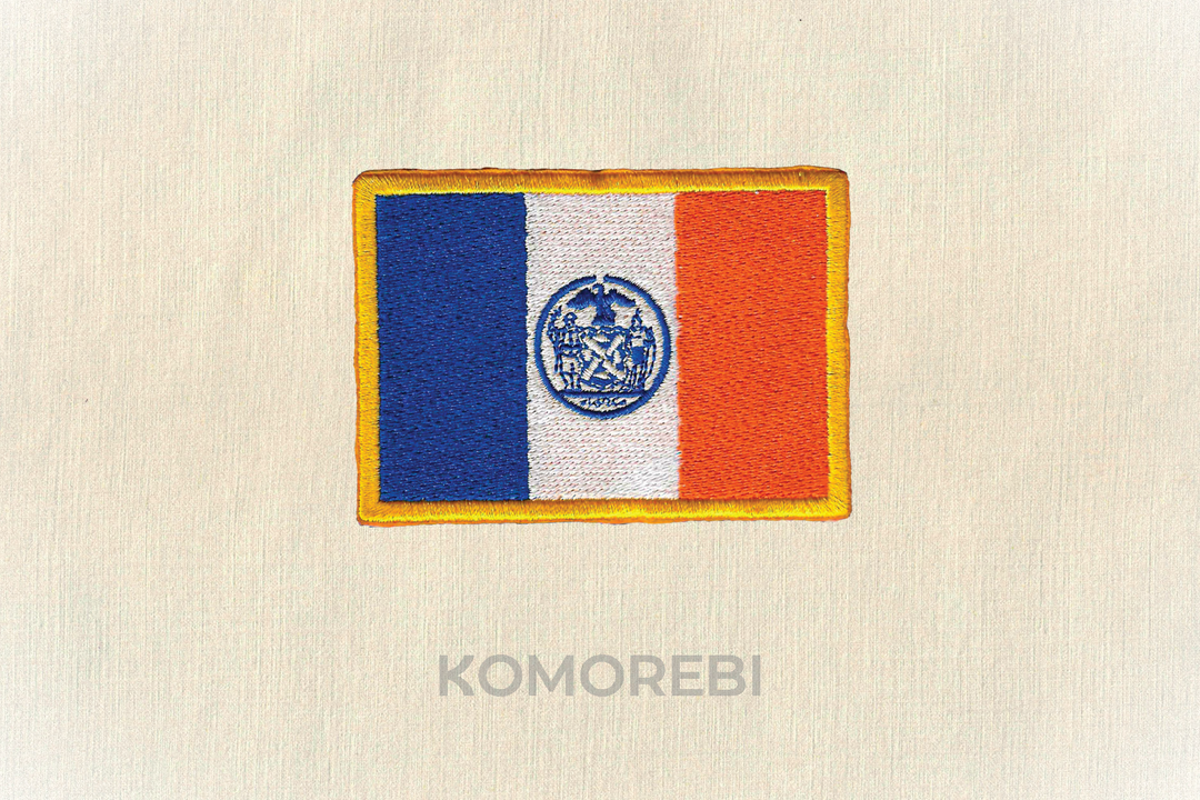 Écusson brodé — Drapeau de New York City