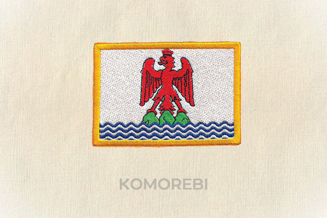 Écusson brodé — Drapeau de Nice