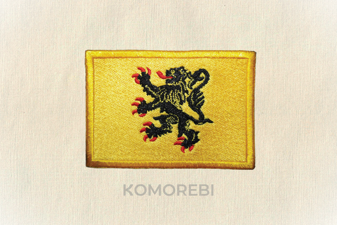 Écusson brodé — Drapeau du Nord-Pas-de-Calais