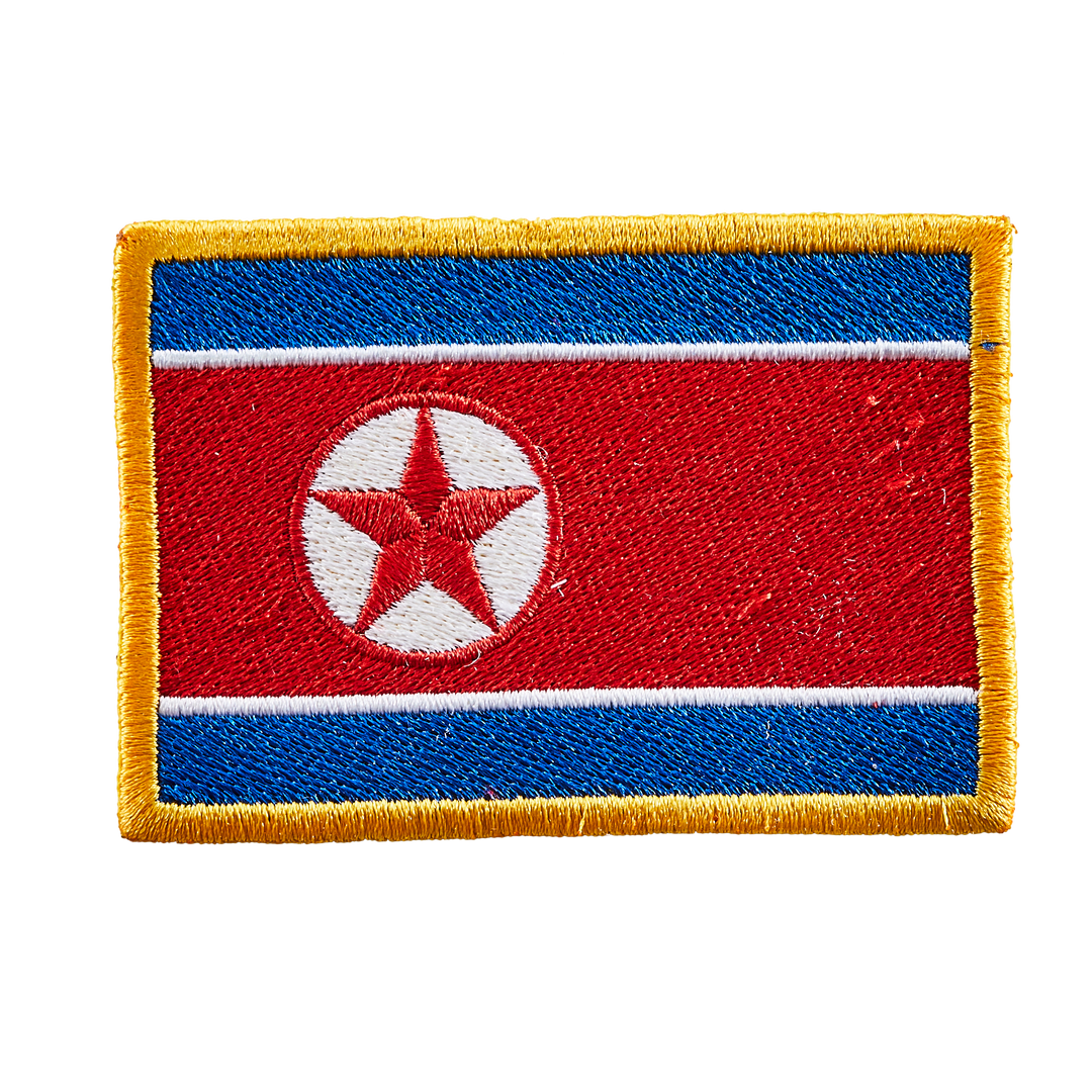 Écusson brodé — Drapeau de la Corée du Nord