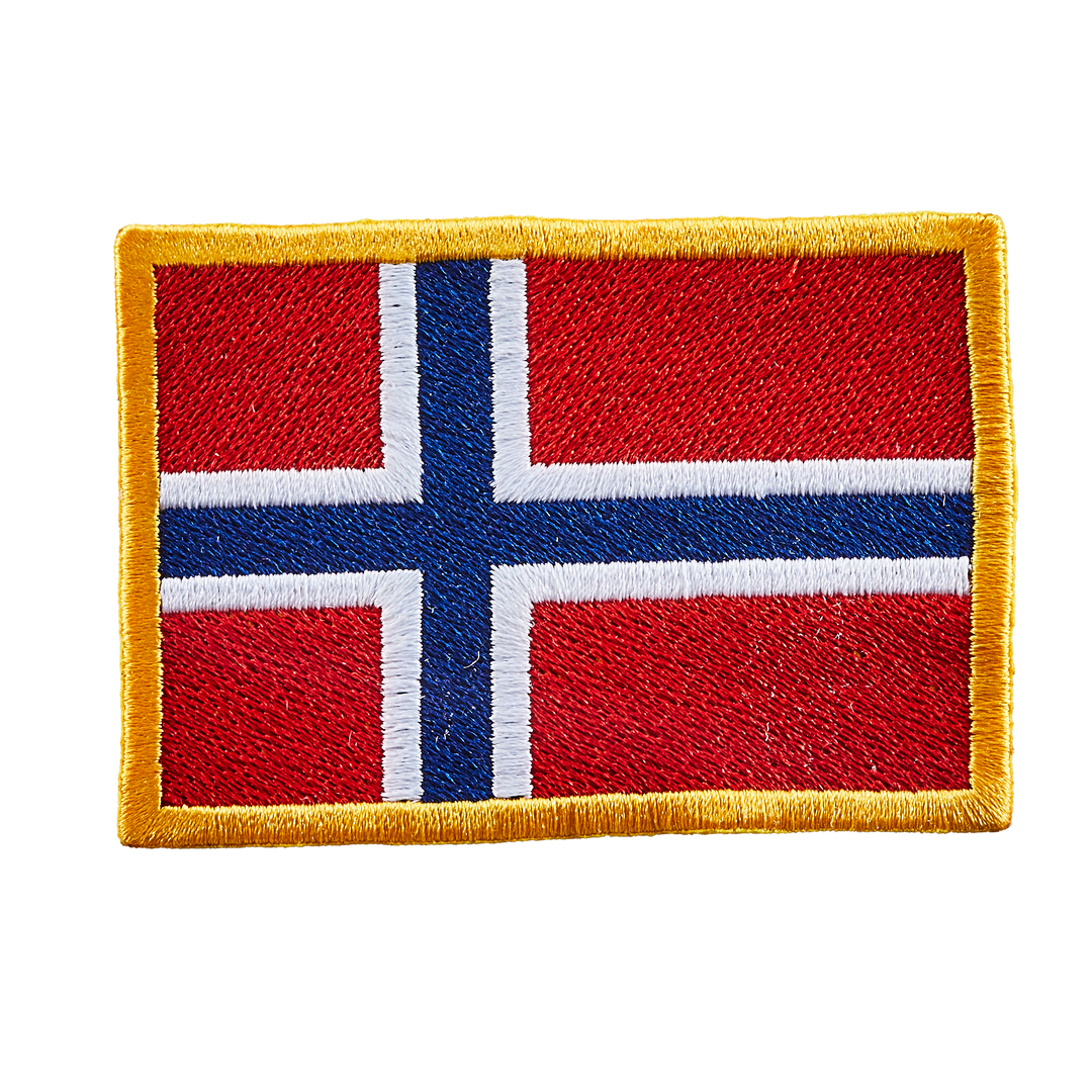 Écusson brodé — Drapeau de la Norvège