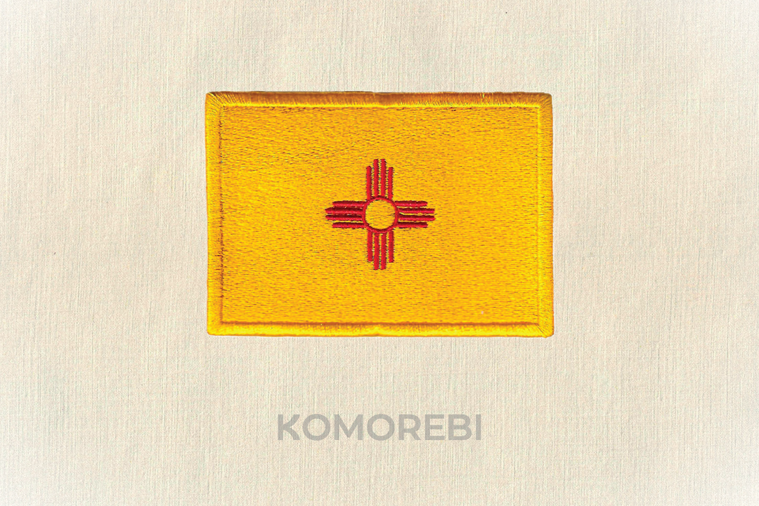 Écusson brodé — Drapeau du Nouveau-Mexique