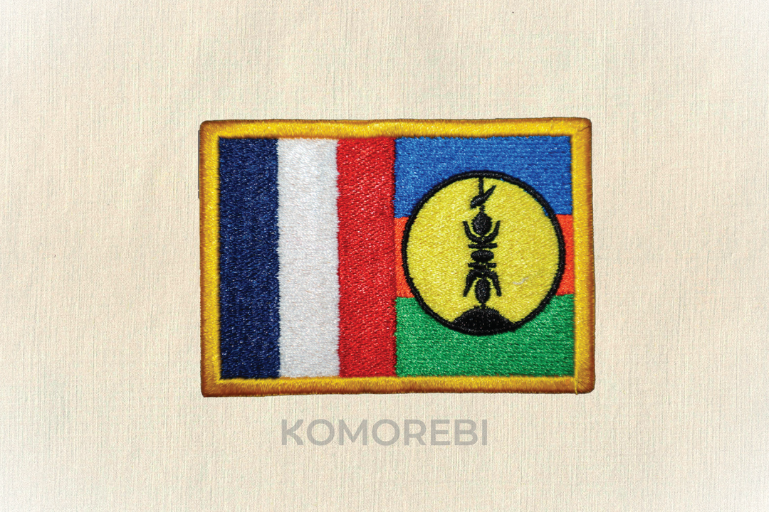 Écusson brodé — Drapeau de Nouvelle-Calédonie
