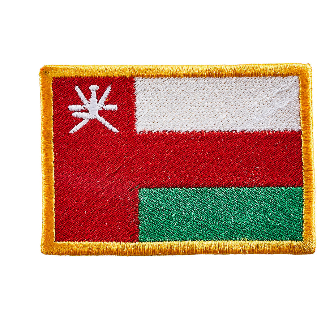 Écusson brodé — Drapeau d'Oman