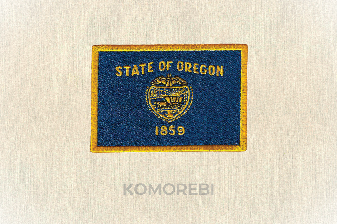 Écusson brodé — Drapeau de l'Oregon