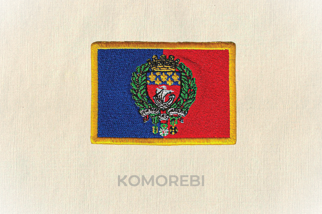 Écusson brodé — Drapeau de Paris
