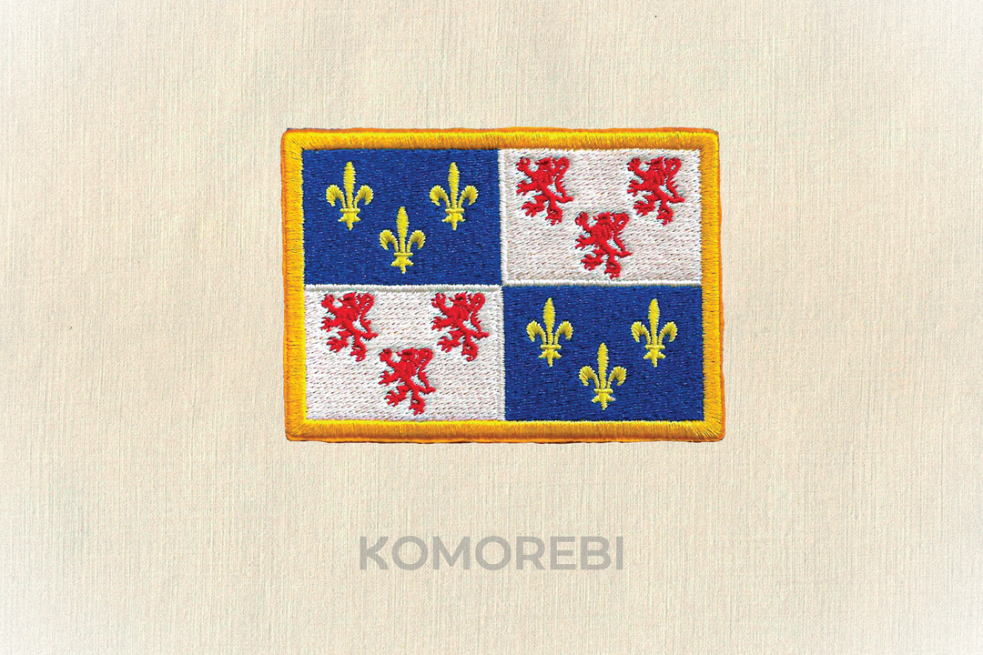Écusson brodé — Drapeau de Picardie