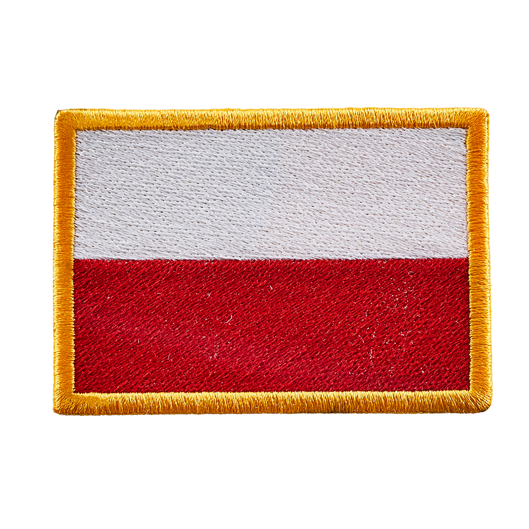 Écusson brodé — Drapeau de la Pologne