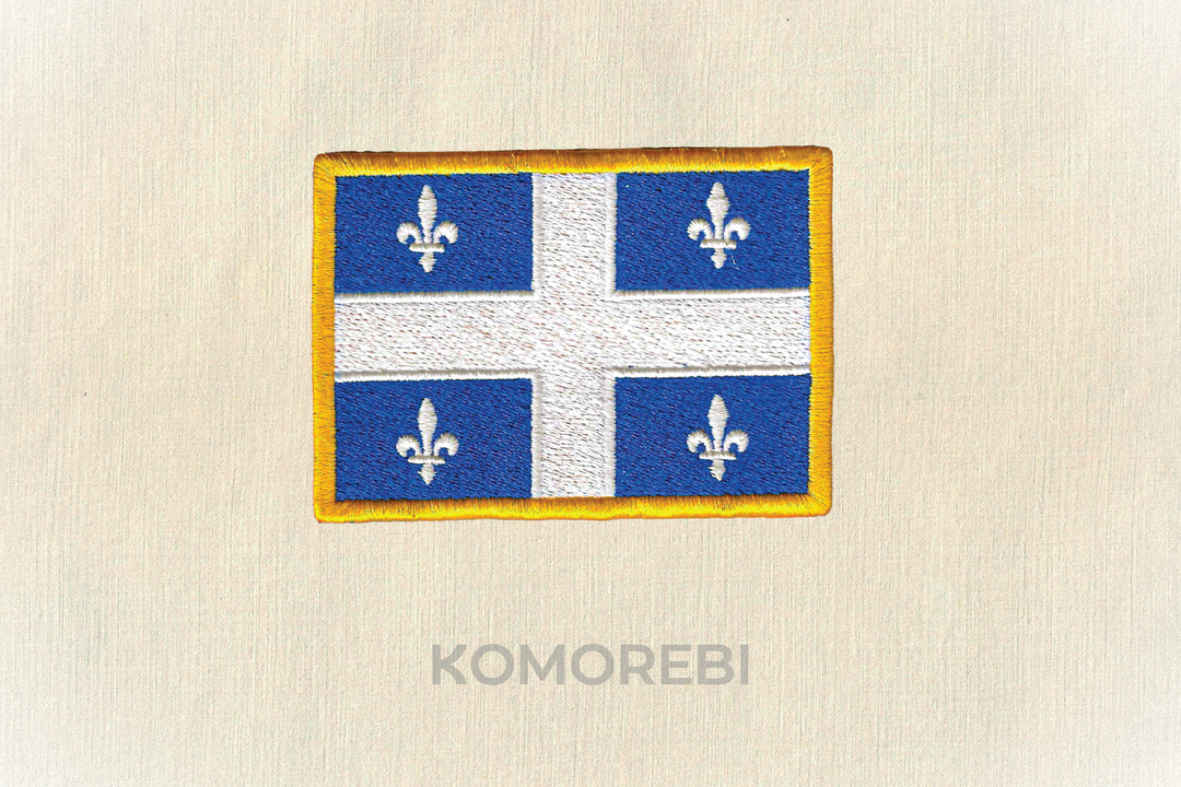 Écusson brodé — Drapeau du Québec