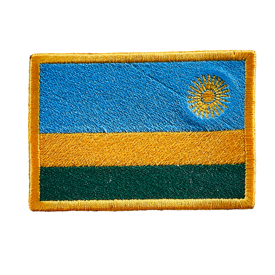 Écusson brodé — Drapeau du Rwanda