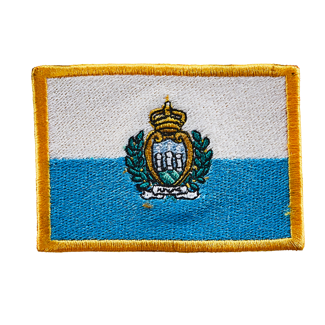 Écusson brodé — Drapeau de Saint-Marin