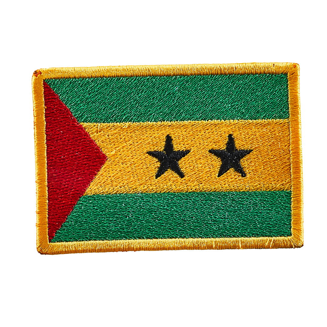 Écusson brodé — Drapeau de Sao Tomé-et-Principe
