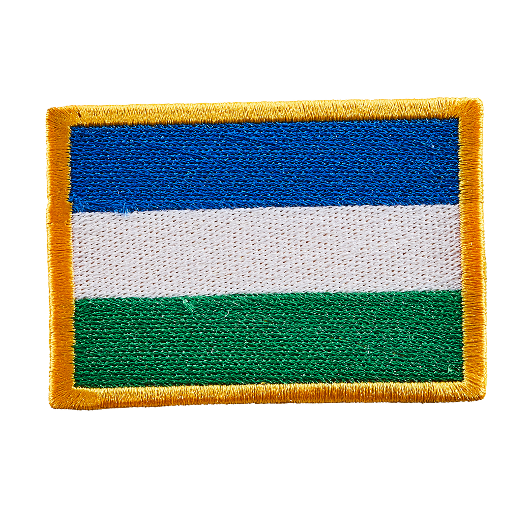 Écusson brodé — Drapeau de la Sierra Leone