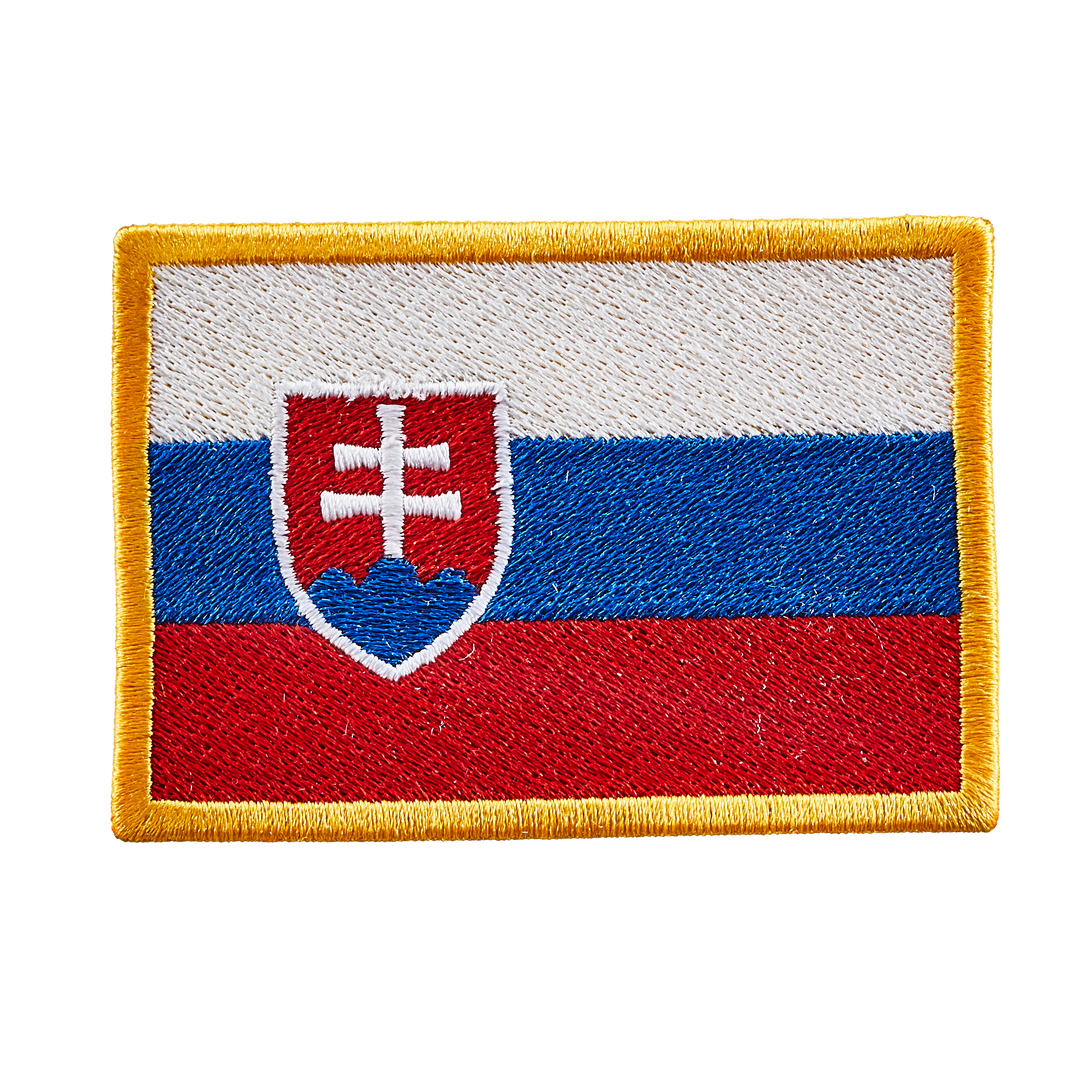 Écusson brodé — Drapeau de la Slovaquie