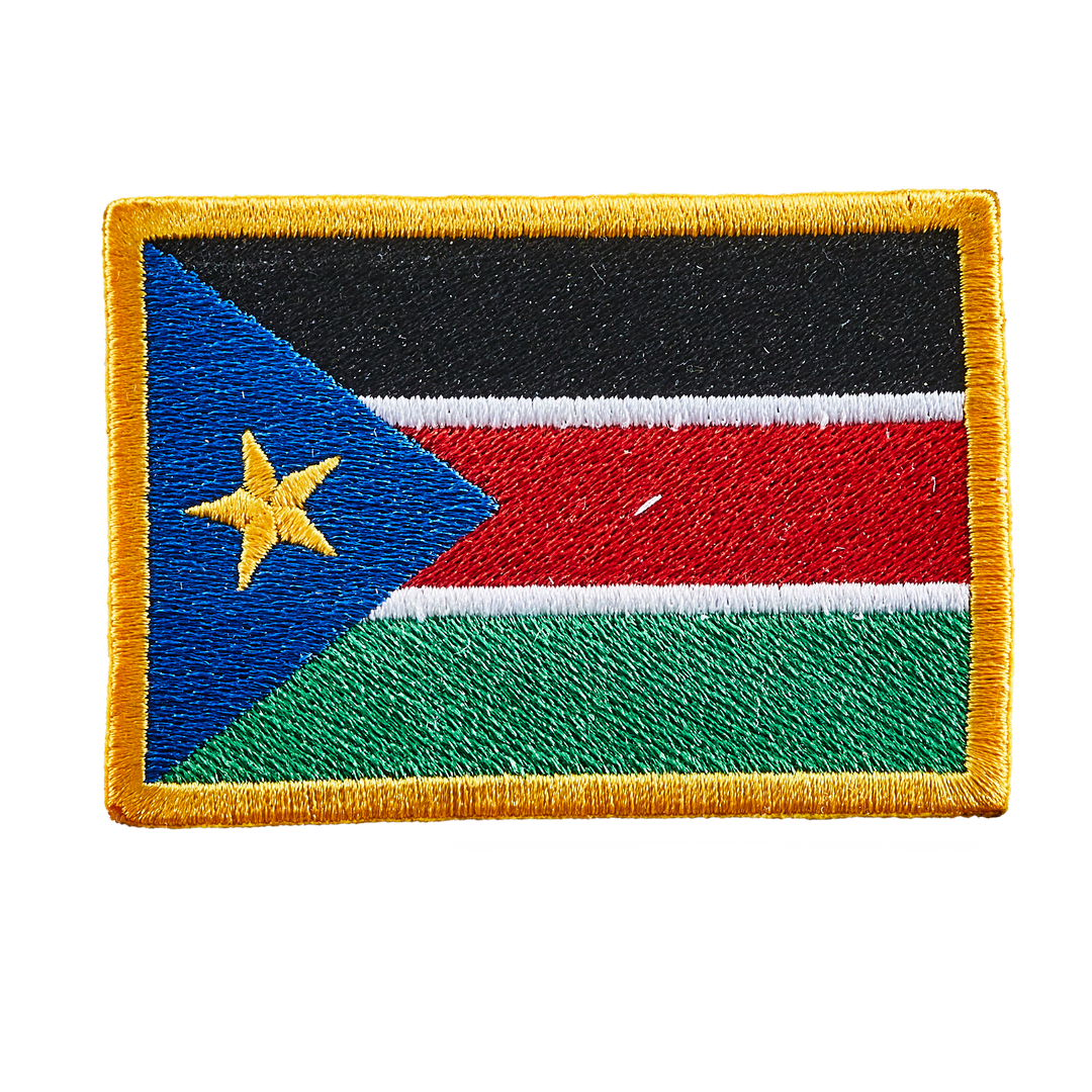 Écusson brodé — Drapeau du Soudan du Sud