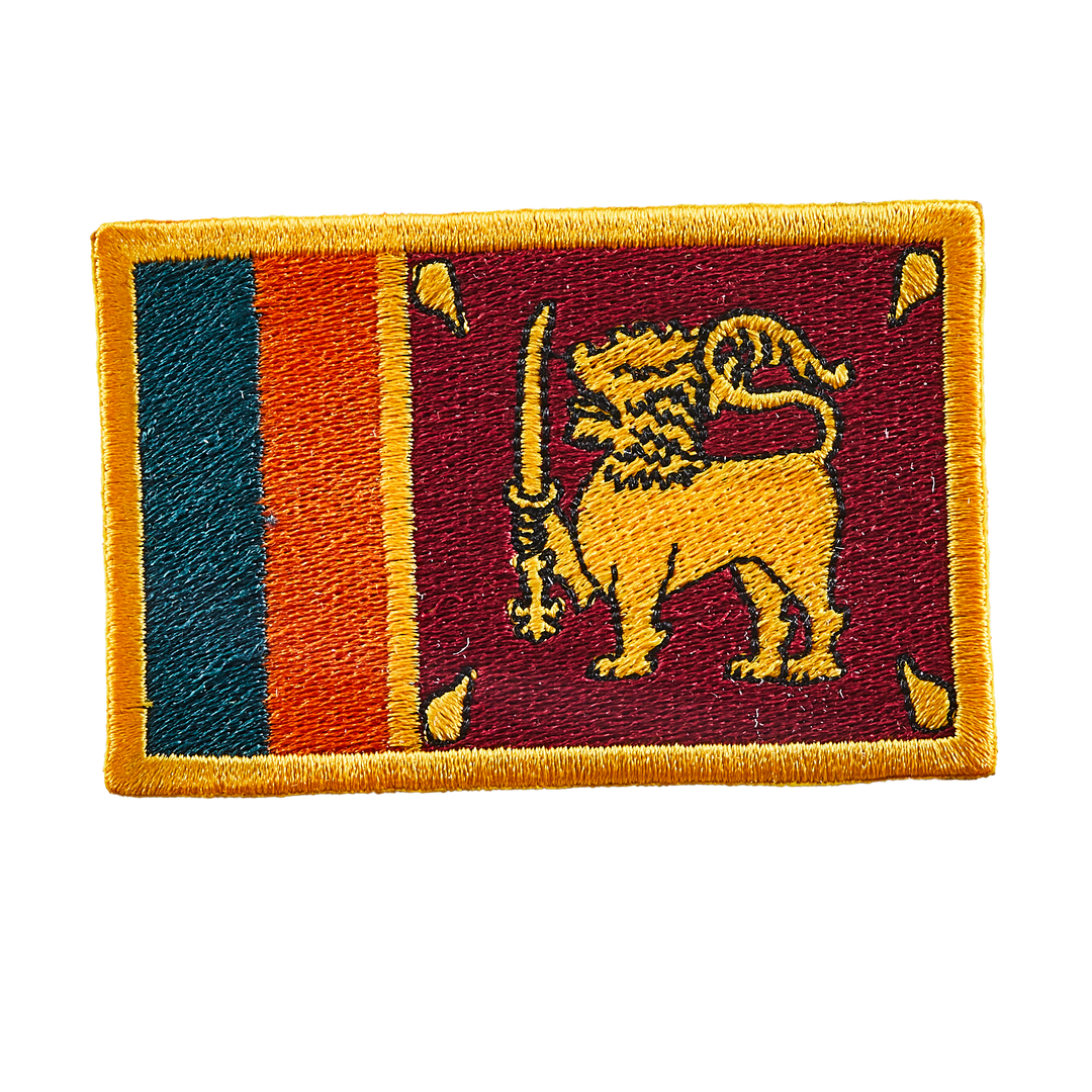 Écusson brodé — Drapeau du Sri Lanka
