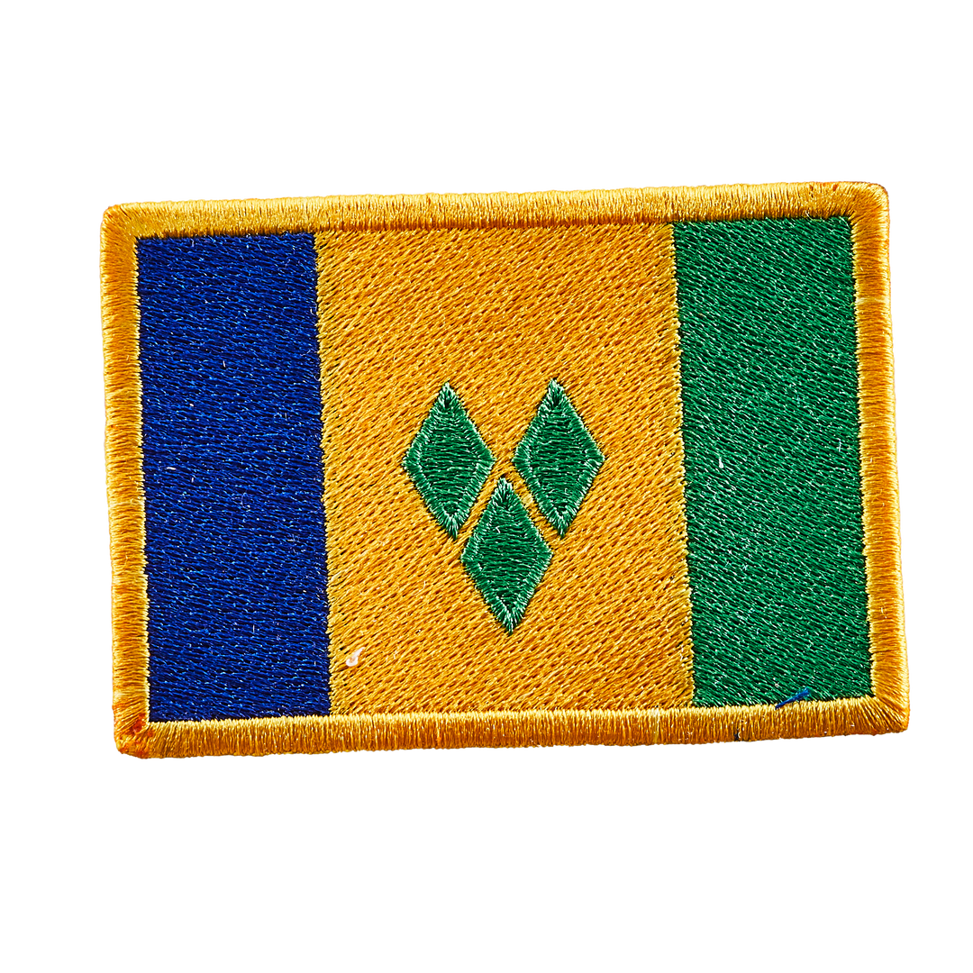 Écusson brodé — Drapeau de Saint-Vincent-et-les-Grenadines