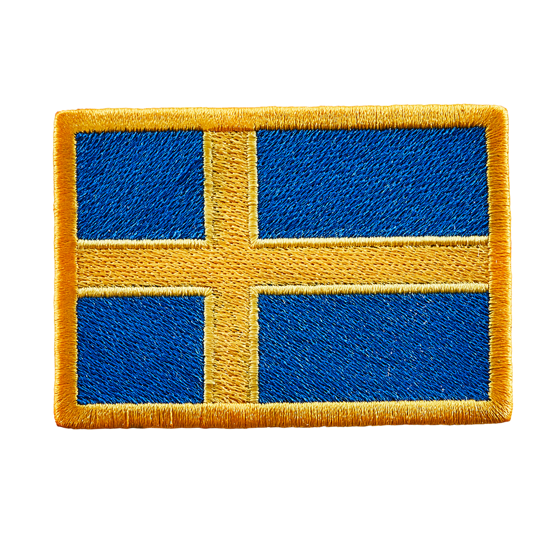 Écusson brodé — Drapeau de la Suède