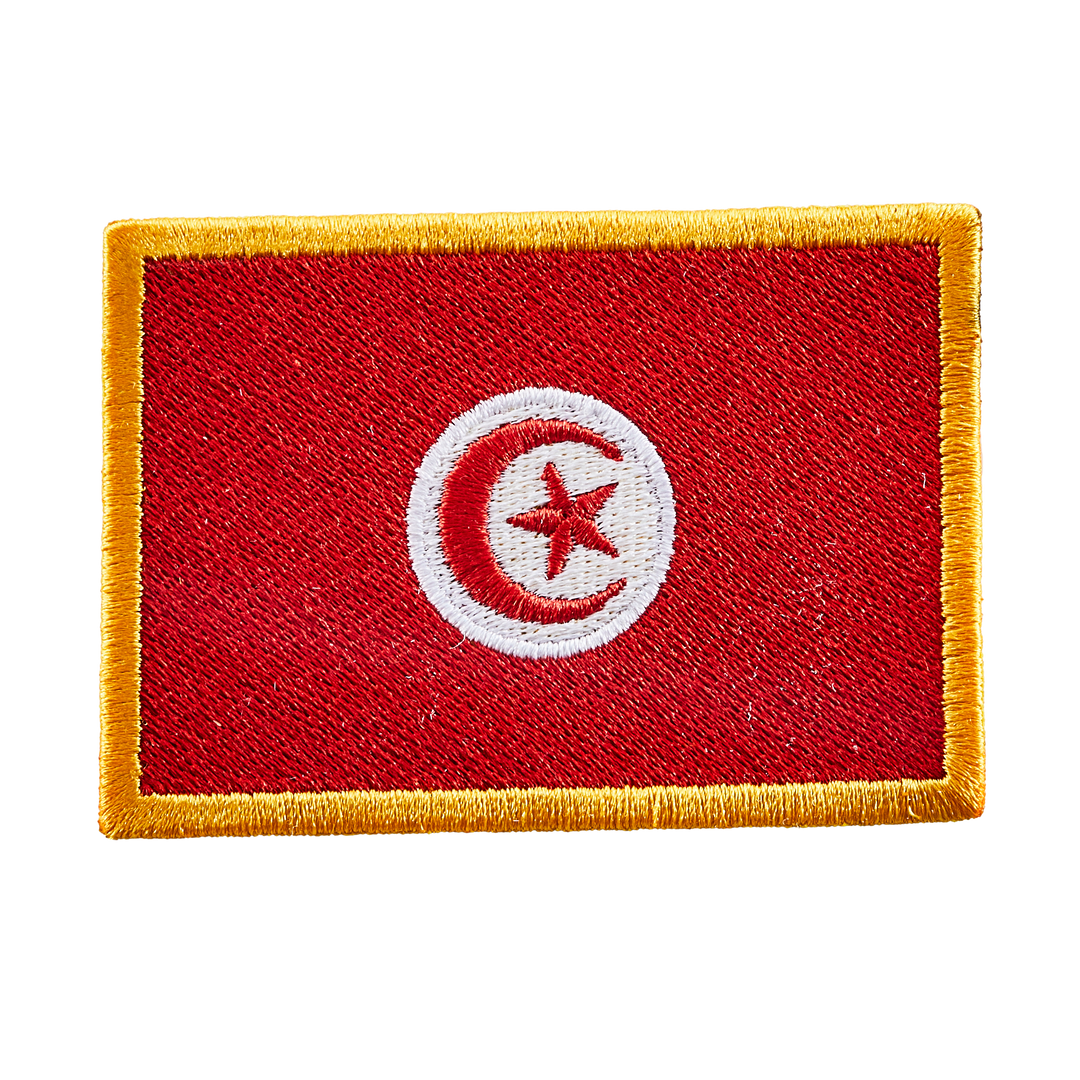 Écusson brodé — Drapeau de la Tunisie