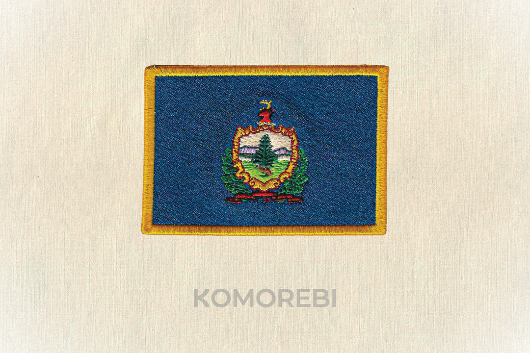Écusson brodé — Drapeau du Vermont