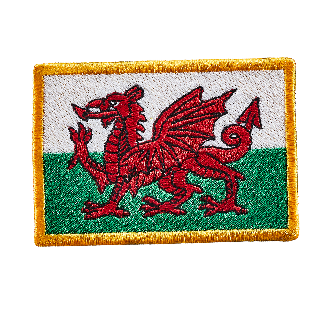Écusson brodé — Drapeau du Pays de Galles