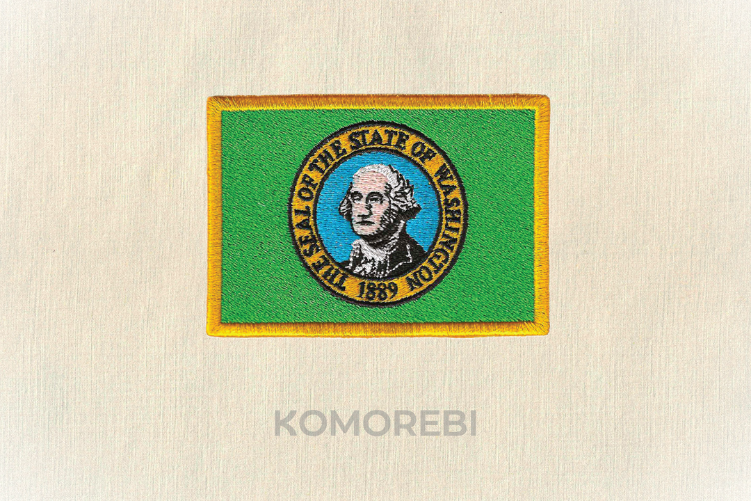 Écusson brodé — Drapeau de l'État de Washington