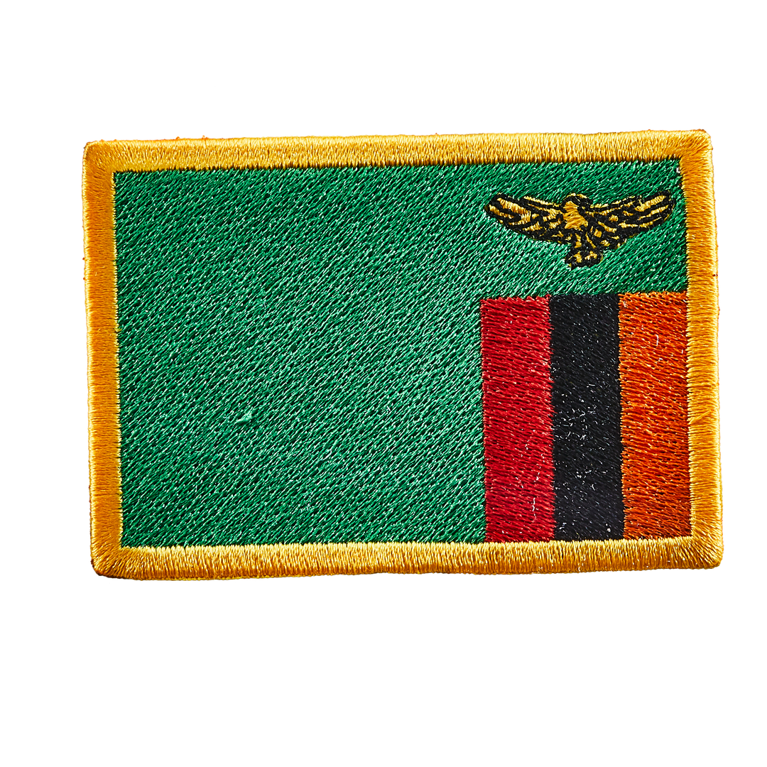 Écusson brodé — Drapeau de la Zambie