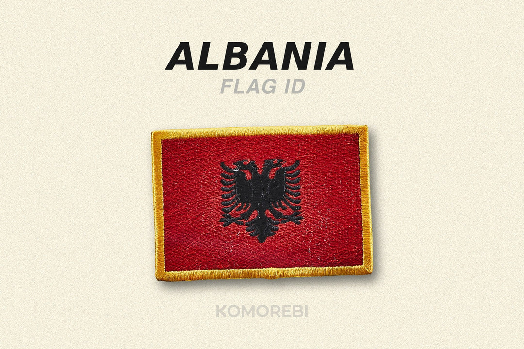 Flag ID — Drapeau de l'Albanie