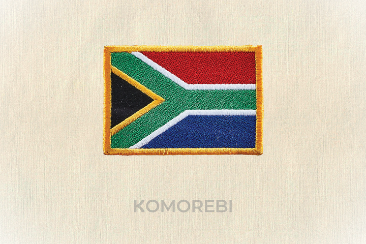 Afrique du Sud - Drapeau Brodé