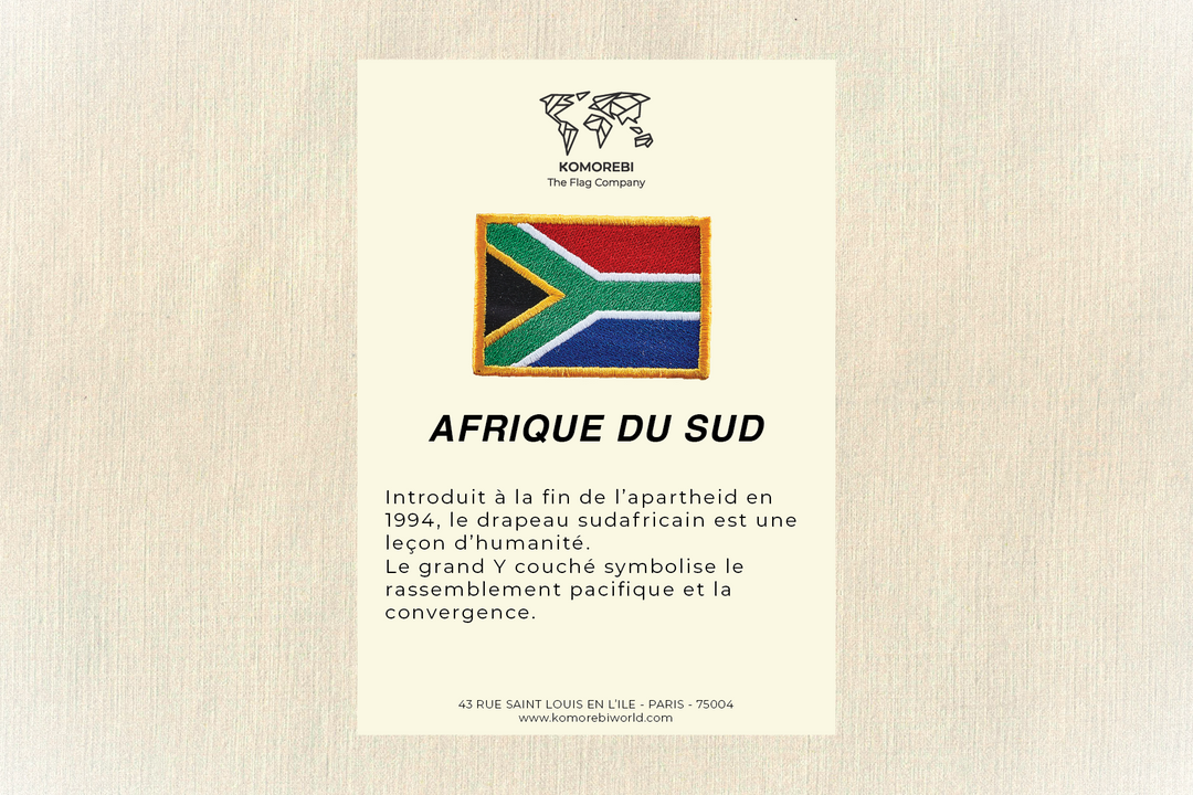 Afrique du Sud - Drapeau Brodé