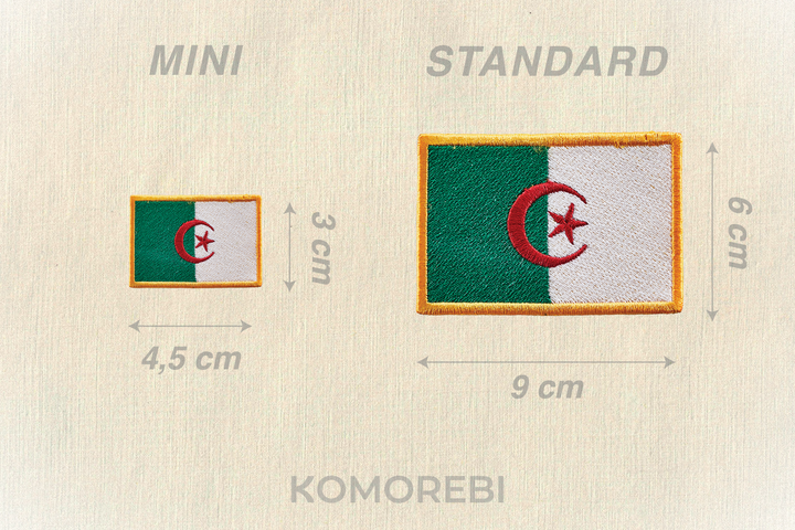 Algérie - Drapeau Brodé