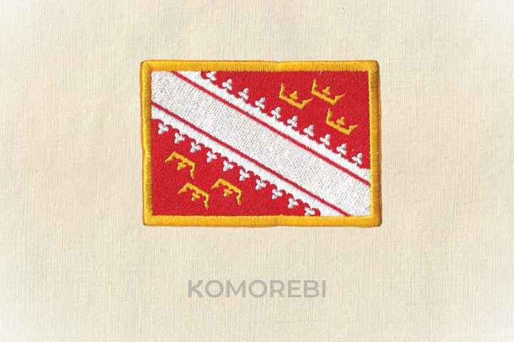 Alsace - Drapeau Brodé