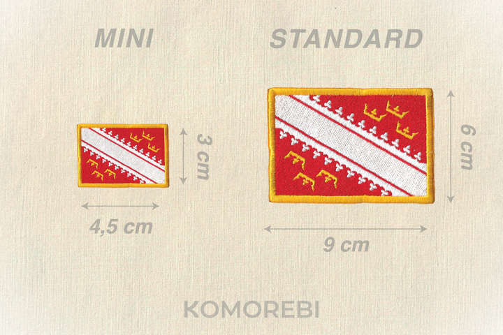 Alsace - Drapeau Brodé