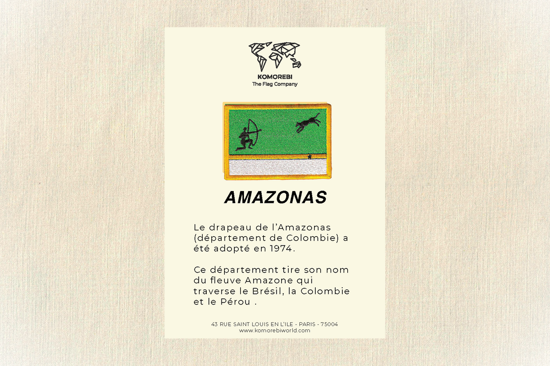 Amazonas - Drapeau Brodé