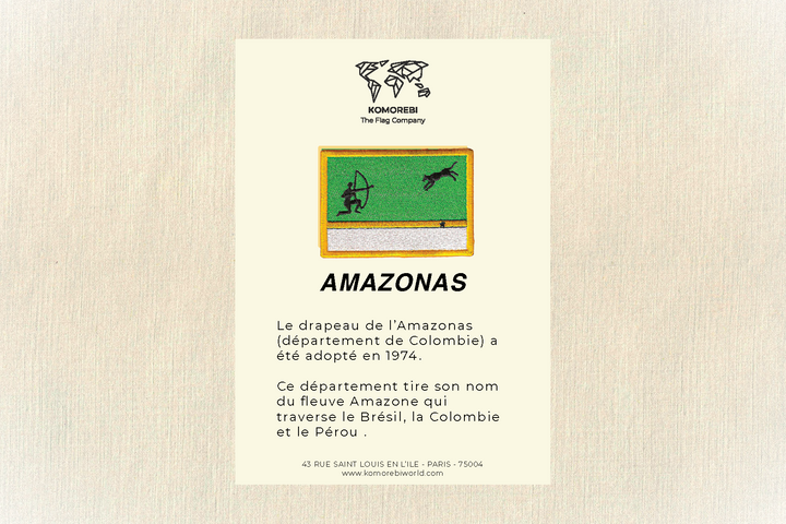 Amazonas - Drapeau Brodé