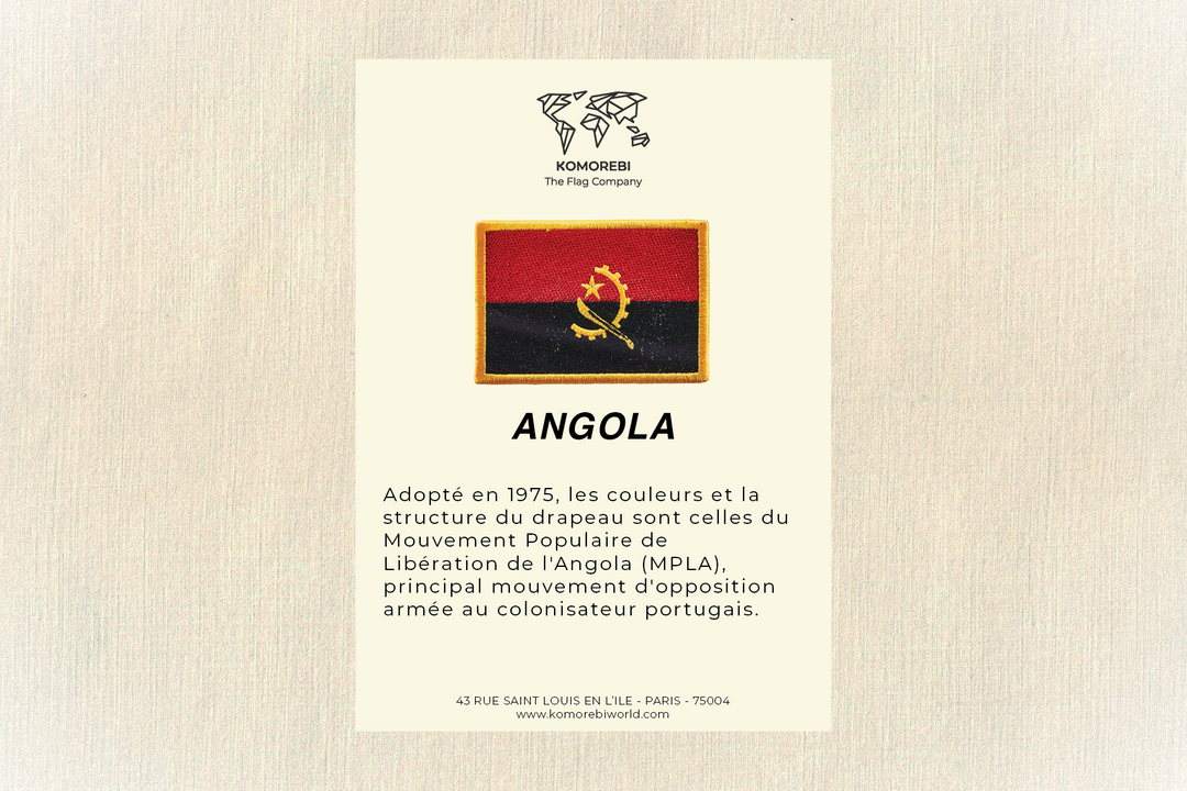 Angola - Drapeau Brodé