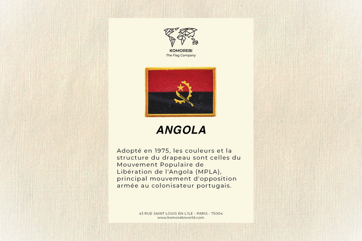 Angola - Drapeau Brodé