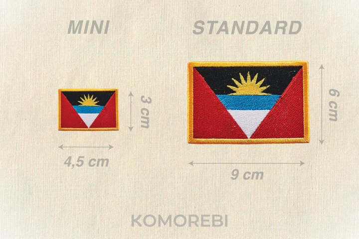 Antigua & Barbuda - Drapeau Brodé