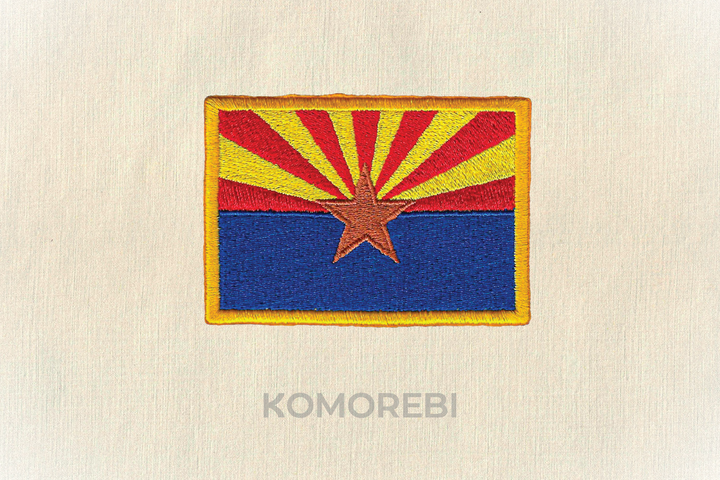 Arizona - Drapeau Brodé